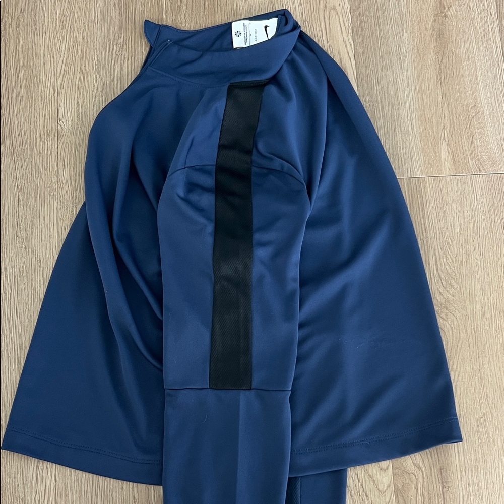 Nike Dark Blue Half-Zip Pullover - image 4